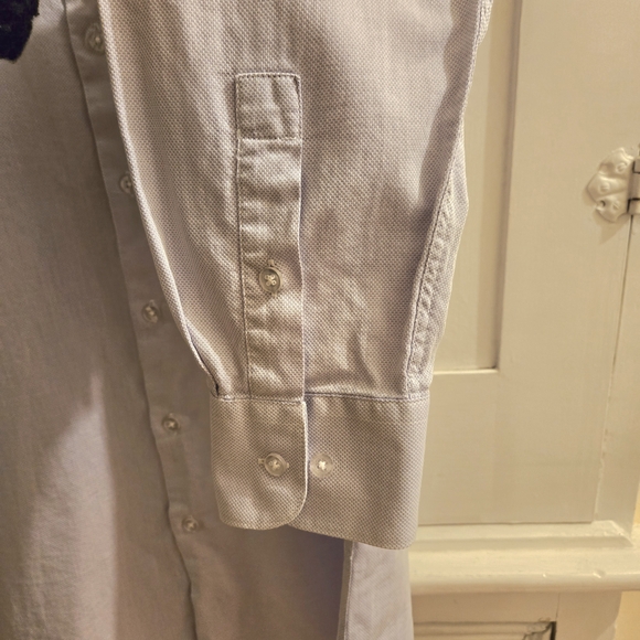 Bar III Men's light lavender l/s dress shirt Sz 16-16.5 (32-33) Slim  L - Picture 3 of 5